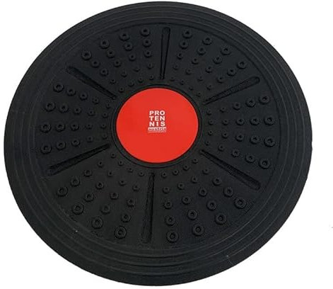 Balancebrett ProSportAustria - Premium Therapiekreisel für Gleichgewicht & Koordination - Fitness Balance Board für Zuhause & Sport - Schwarz/Orange (41cm)