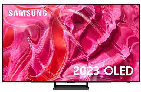 Samsung 55 Inch S90C 4K OLED HDR Smart TV (2023) OLED TV With Quantum Dot Colour, Anti Reflection Screen, Dolby Atmos Surround Sound, 144hz Gaming Software & Laserslim Design With Alexa