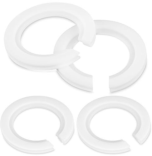 Giantree 4Pcs E27 to E14 Lampshade Ring Converter, 42mm to 29mm to Support Lamp Shade with Duplex Ring Fitting Lamp Shade Adapter Rings for Fitting Screw Lamp Shades to Bayonet