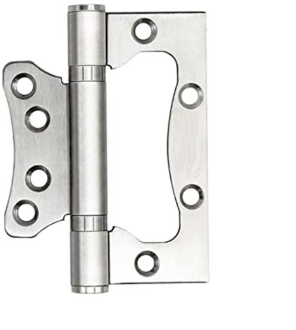 Cerniera nascosta, cerniere ad incasso, cerniera for porta da 2 pezzi Cerniera in acciaio inossidabile da 4 pollici da 5 pollici Senza scanalatura Porta in legno Porta della stanza Cerniera con cuscin