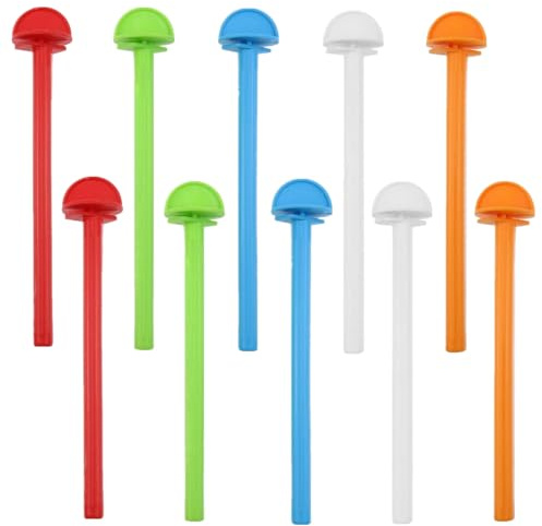MIEIEDU 10 PCS Bird Perch Stands Universal Bird Perches Holders Birdcage Stands Canary Finch Budgie Cage Plastic Holder Stick for Birds Finch Canary Budgie Parakeets Cockatiels Cage Corner Paw Rest