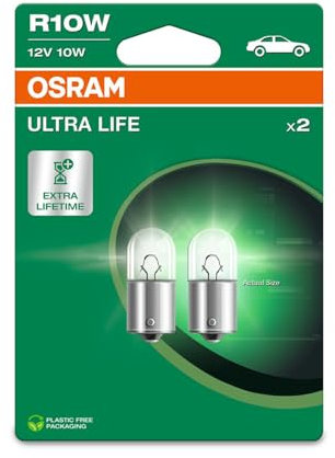 Osram ULTRA LIFE, R10W, Double Blister, (2 lamps)