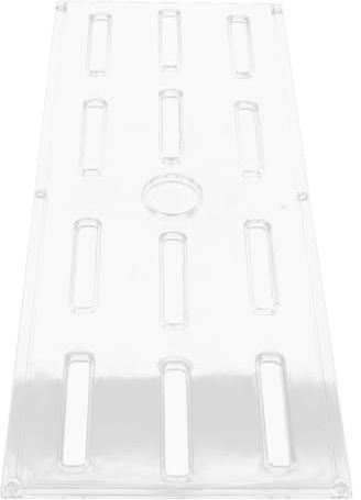 Beavorty Tapa Transparente para Pecera de Plástico 60 Cm, Cubierta Protectora Antisaltos para Tanque de Reptiles y Acuarios, Tapa Larga para Terrarios Acceso Superior Fácil, 1 Pieza