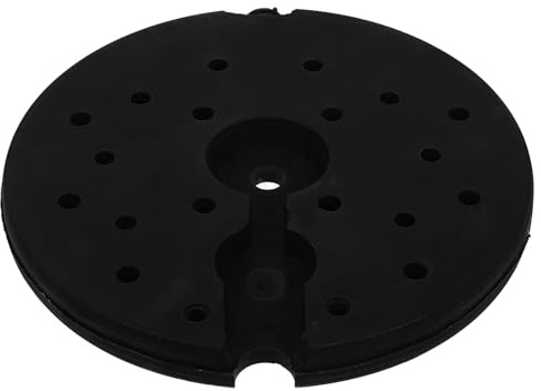 EXAOMBLE Base per Lampada in Plastica Nero Base Pesante e Stabile per Lampade da Tavolo da Terra Resistente e Sicura