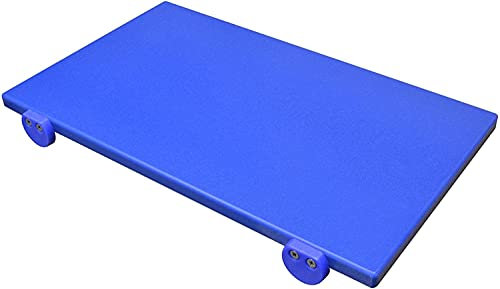 Euroceppi Tabla de cortar profesional de polietileno de alta densidad de 60 x 40 x 2 cm, fabricada en Italia (azul)