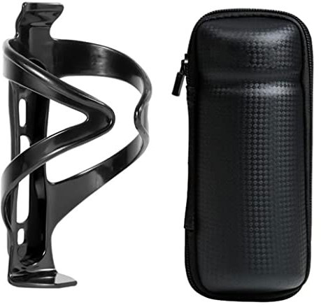 Porte-Bouteille de Vélo Étanche avec Boîtier et Sac à Outils de Réparation - Support de Montage avec Cages