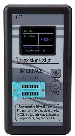 Digital-Multimeter-Transistor 1,8-Zoll LCD Multifunktions Transistor Tester M328 Multifunktionaler Farbe Anzeige Transistor Detektor