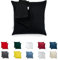 Kissenbezug 45x45 Mikrofaser Premium 2er Set Kissenhülle Deko für Kissen Sofa/Bett Stoff Superweicher Resistent Hypoallergen Anti-Milben Atmungsaktiv Kopfkissenbezug mit Verdecktem Zip Voll Waschbar