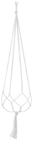 DTREELS Filet de suspension en corde pour pot de fleurs, support de plantes à suspendre pour intérieur et extérieur, panier de fleurs en macramé