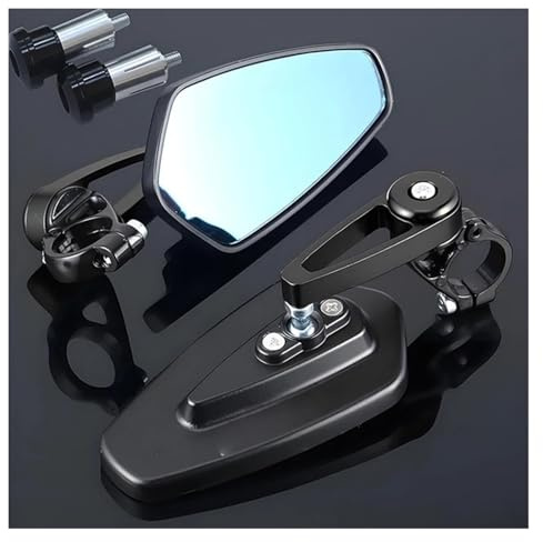 Espejo retrovisor Espejos Retrovisores Universales para Zontes G1 125 ZT125 G1 ZT125U ZT 125 U ZT 310R 310X, 2 Piezas, Montaje En El Extremo del Manillar retrovisor del Manillar
