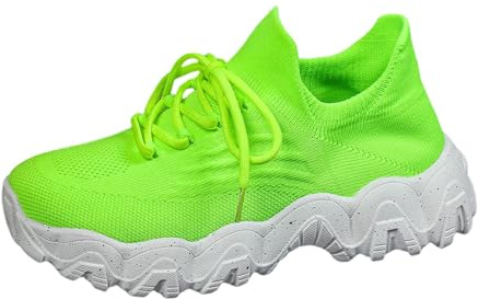 Andningsbar sko, ortopedisk sneaker dam ultrabekväm sko ren färg sneaker slip-skor snörning snabbtorkande sko mode sko löparskor mjuk sneaker