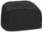 RITZ Polyester/Cotton Quilted Two Slice Toaster Appliance Cover, Dust and Fingerprint Protection, Machine Washable, Black