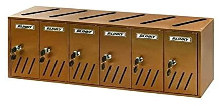 CASELLARI POSTALI BLINKY ALU RAMATO K6 6-BOX