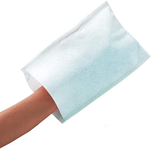 Gant de Toilette Non tissé 80 GR/m2 22,5x15,5cm / Lot de 3 Paquets de 50