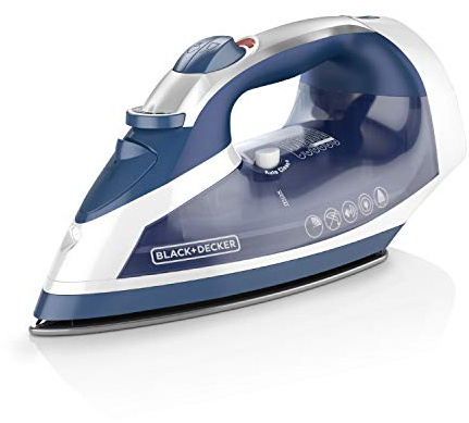 BLACK+DECKER Cord Reel Iron with Nonstick Soleplate, ICR16X