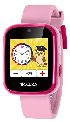 Tikkers Interactive Watch Pink Silicone Strap Interactive Smart Watch ATK1084PNK