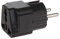 Maclean MCE154 Adattatore Corrente Presa Europea per Presa Inglese EU-UK, Nero (MCE155)