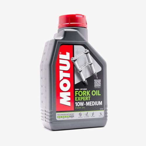 Motul Expert Fork Oil Medium 10W 1 Litre, Black