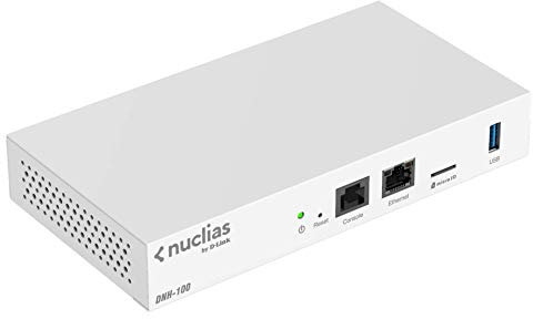 D-Link DNH-100 Nuclias Connect Hub - Controladora de gestión de red centralizada (hasta 100 puntos de acceso (APs), controladora local, acceso remoto, sin cargos de subscripción)