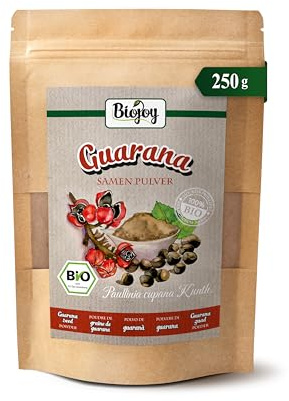 Biojoy Ekologiskt guaranapulver, perfekt för guaranate, 250 g