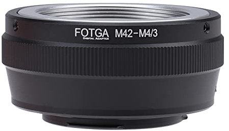 Hersmay M42-M4/3 Objektivadapterring M42 42 mm Mount Objektiv auf Micro Four Thirds MFT M4/3 Mount Kamera für Panasonic G3 G10 GF2 GF3 GH2 GH4 GH5S für Olympus E-P3 E-PL1 E-PL2 PEN E-M5 Mark II E -M10