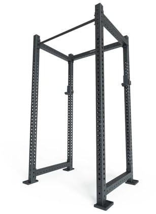 Atletica R8-Base1 | Power Rack | 123 cm x 93 cm rackbas | studiokvalitet | 3 mm stål till 75 mm fyrkantigt rör | basmodell | Expanderbar efter behov