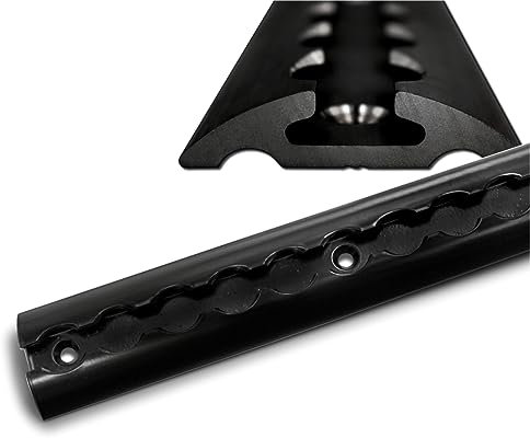 Airlineschienen und Zurrschienen schwarz 1x 1,5 Meter - Robuste Zurrschiene mit edler Optik für Laderaum, Anhänger, Wohnmobil, Wohnwagen & PKW - Einfache Montage, zuverlässige Ladungssicherung