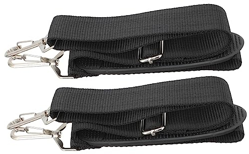 Padded Violin Case Straps 2pcs with Shoulder Pads for Outdoor Performance | Black Finish, Easy Carry and Clean, Canvas and Metal Build, Hard Shell Darts Case