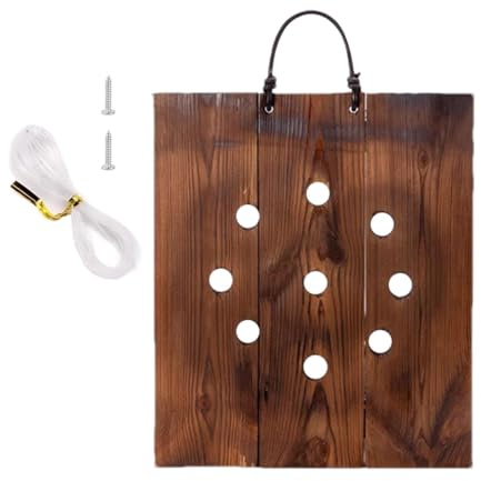 Staghorn - Kit di montaggio a forma di felce rustico, da appendere, per cucina, soggiorno, corridoio, ingresso, portico, patio e camera da letto