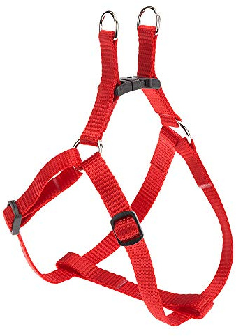 Ferplast Pettorina Cane Taglia Piccola EASY XS, Pettorina Gatto Regolabile, Facile da Indossare, 33-46 cm. Rosso