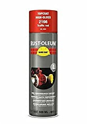 RUST-OLEUM 2166 Hard Hat Topcoat Ral-Colours, The Nr. 1 Industrial Paint Aerosol. Go Further, Work Faster, Last Longer!, Traffic red-RAL 3020