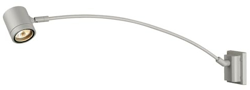 SLV Displayleuchte MYRA DISPLAY/Außen-Beleuchtung von Wänden, Strahler, Wand-Lampe, Aussen-Leuchte / GU10 IP55 50.0W grau, Weiß
