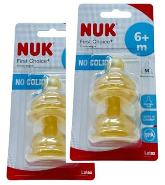 Nuk 10121020 First Choice + First Choice +, Size 2 (from 6 Months) M, 2-Pack (2 x 2 Blister)