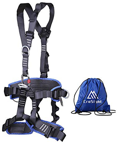 CroSight Climbing Seat Belt, Caving, Rock Climbing and Rappelling Equipment, Body Guard Protect, Rappelling Rescuing Equip