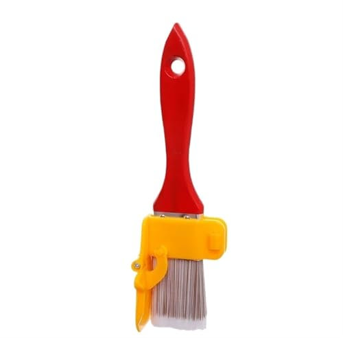UALXPAO Pinceau De Peinture 1/2/3PCS Pinceaux de Peinture muraux Coin Intérieur Bord caché Coupe Séparation des Couleurs Pinceau de Peinture Bordure Poignée Outil(1PC)