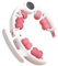 Feelhap Cellulite Massagegerät,Anti Cellulite Massagegerät mit Rollen,Cellulite-Massagerolle zur Reduzierung von Cellulite und Flüssigkeiten,Faszienmassagegerät für Oberschenkel, Beine und Gesäß(Rose)