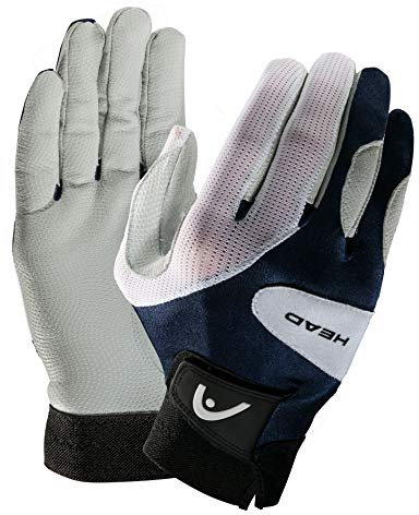 HEAD Renegade Racquetball-Handschuh aus Leder, extra Grip, atmungsaktiv, Netzstoff, Größe M, rechte Hand