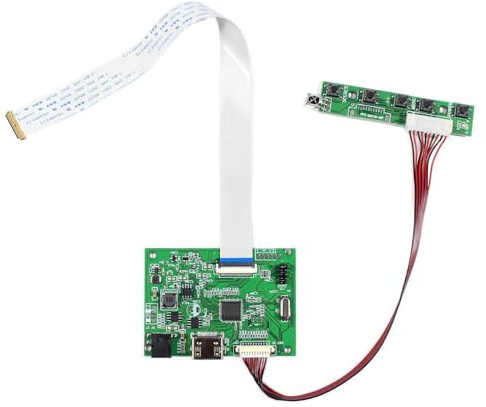 VSDISPLAY Placa de Control H/D para Pantalla LCD EDP de 30 Pines 1920x1080