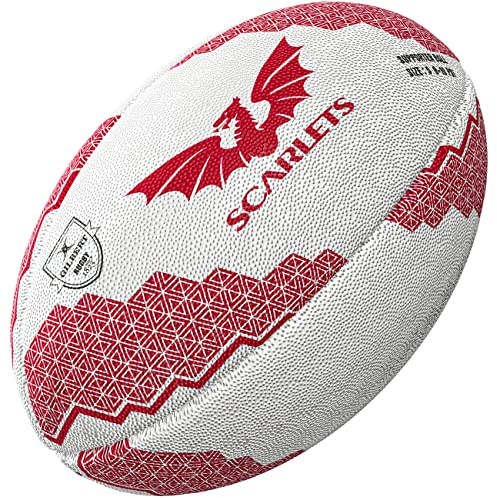 GILBERT Scarlets rugby supporter ball size 5
