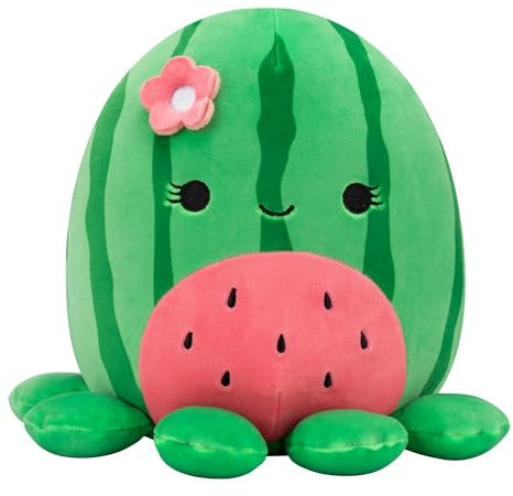 Squishmallows Original 8-Inch Marcella Watermelon Octopus - Official Jazwares Plush