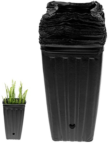 KONTONTY 30pezzi Vasi Da Coltivazione Esterni Per Piantine Contenitori Nutrienti Rettangolari Coppe Per Vivai Portatili Per Piante e Fiori Vasi Leggeri Per Frutti Citrus e Fiori Da Giardino