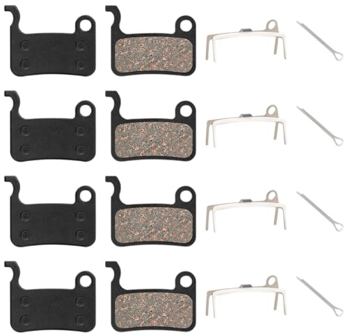 4 Paia di Pastiglie Freno in Resina per Freni a Disco per Bicicletta Deore XT XTR LX SLX Hone Alfine Saint