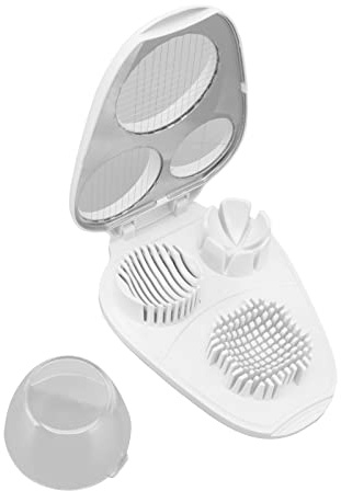 Mtlavishness Tagliauova Tagliauova 3 Modalità di Affettatura Utensile da per Tagliare Uova Sode per Decorazione Panini con Insalata con Coperchio e Materiale ABS Resistente