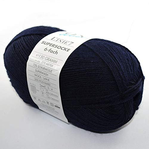 ONline Supersocke Linie 7 Uni 6-fach 05 - marine