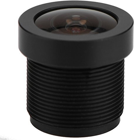 Obiettivo CCTV portatile Obiettivo grandangolare da 150 ° per visione notturna a 150 ° con filettatura M12x0,5, per videocamera con chipset CCD da 1/3 e 1/4