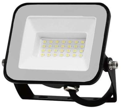 V-TAC Faro LED da Esterno 20W - [CHIP SAMSUNG] - 1620 Lumen - IP65 - Proiettore Faretto LED Esterno Colore Nero per Casa, Giardino, Garage - Impermeabile - Fari LED Luce Bianca Fredda