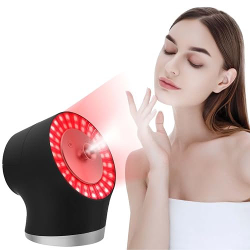 HuuppHip Red Light Therapy Lamp,120W 660nm & 850nm Infrared Lamp with 3 Modes Adjustable, 48 LEDs Infrared Light Therapy for Home/Office Use