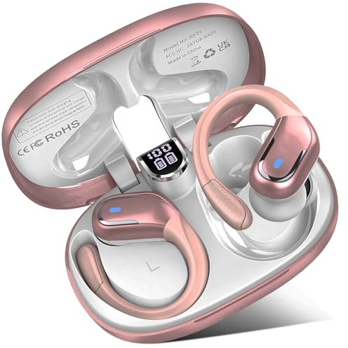 Auriculares Bluetooth Sport, Auriculares Bluetooth HiFi Estéreo, Auriculares Inalámbricos Cancelación Ruido