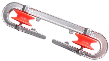 Tensor De Tendedero - Polea Lavandería Al Aire Libre, Ttinger Cuerda Ropa | Línea Resistente A La Intemperie Duradera, Rodillo Lavado Óxido, Rueda Metal para Rotación Secado Liso