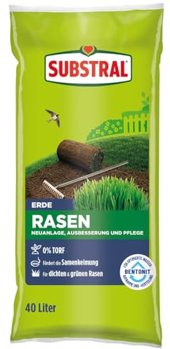 SUBSTRAL® Tierra para césped sin turba – 40 litros